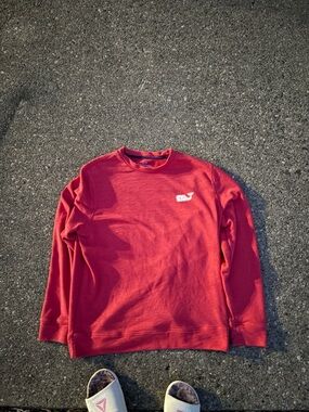 Vineyard Vines Coral Red Pullover with White Whale Logo